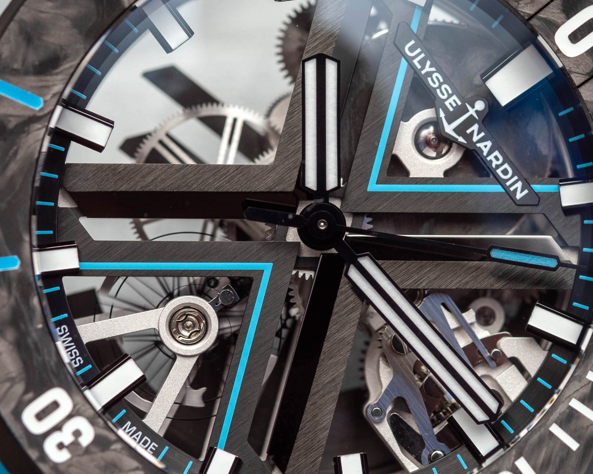 Hands On Ulysse Nardin Diver X Skeleton Azure Watch aBlogtoWatch