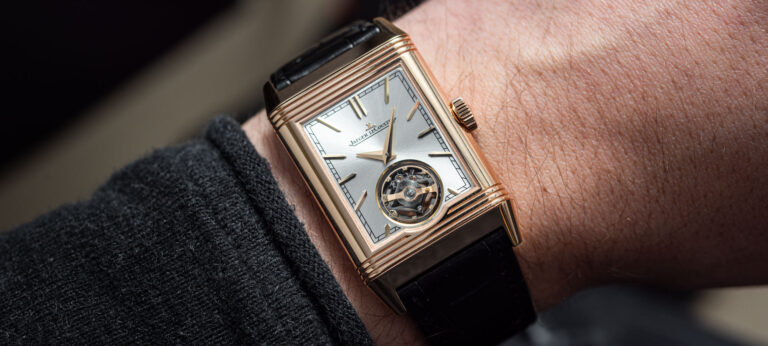 aBlogtoWatch Hands On Jaeger LeCoultre Reverso Tribute Duoface