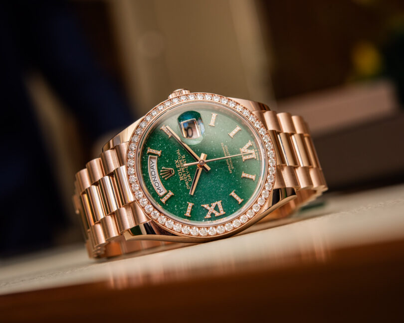 Hands-On: Rolex Day-Date 36 Green Aventurine And Turquoise Stone Dial ...