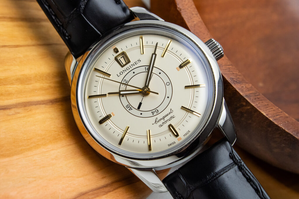 Hands-On Debut: Longines Heritage Conquest Central Power Reserve Watch ...