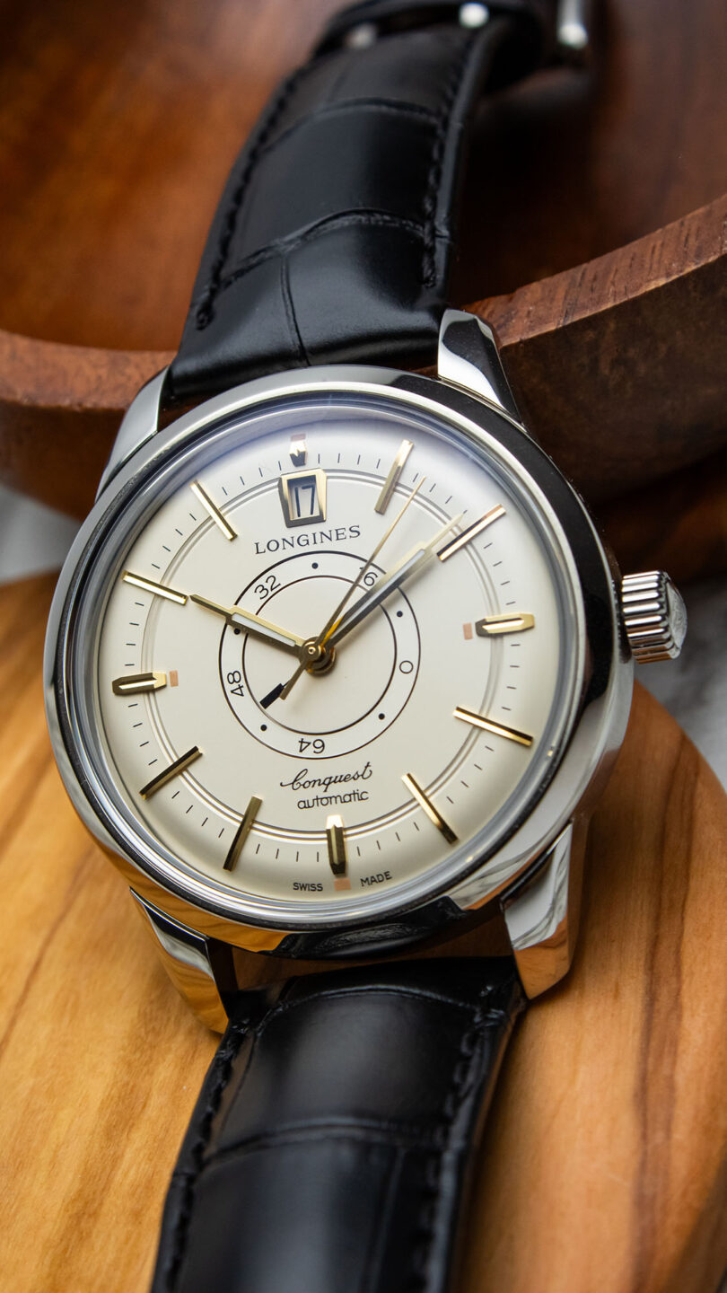 Hands-On Debut: Longines Heritage Conquest Central Power Reserve Watch ...