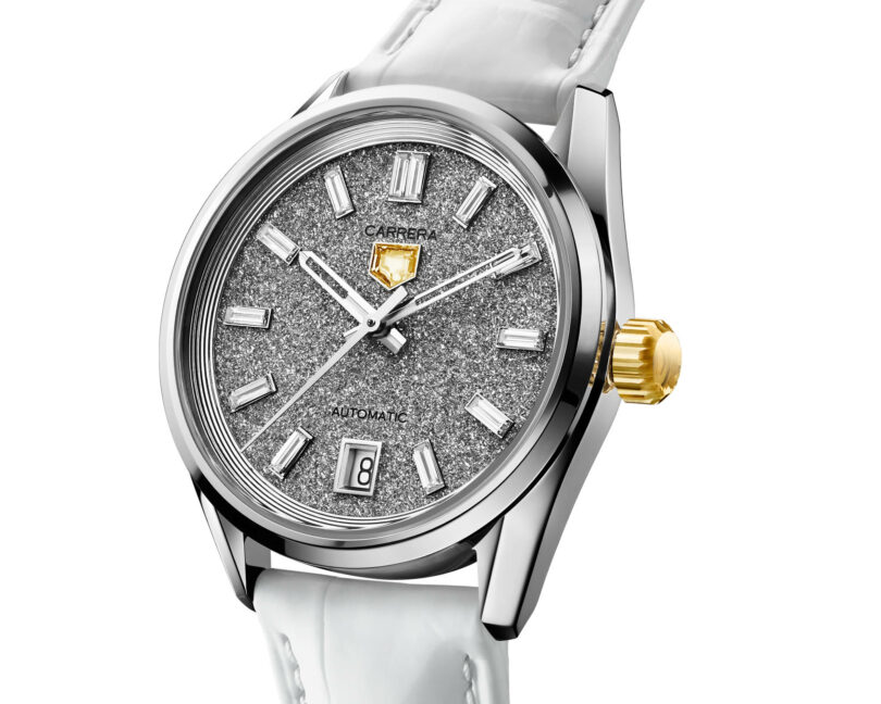 New Release TAG Heuer Carrera Date 36mm Plasma Diamant DAvant Garde