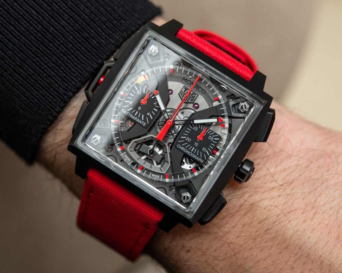 Hands-On: TAG Heuer Monaco Split-Seconds Chronograph Watch | aBlogtoWatch