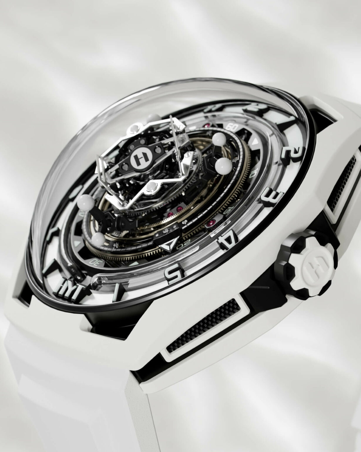 New Release: HYT Conical Tourbillon Panda Watch | aBlogtoWatch